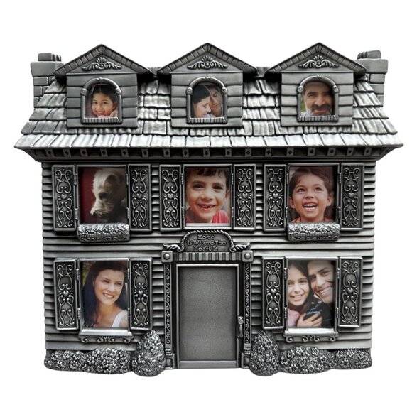 Things Remembered Frame Pewter House-Shaped Home Is Where The Heart Is NEW - Picture 1 of 5